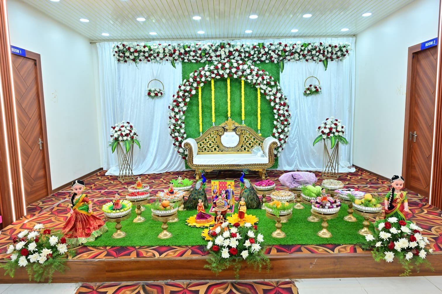 Baby Shower with Flowers Decoration